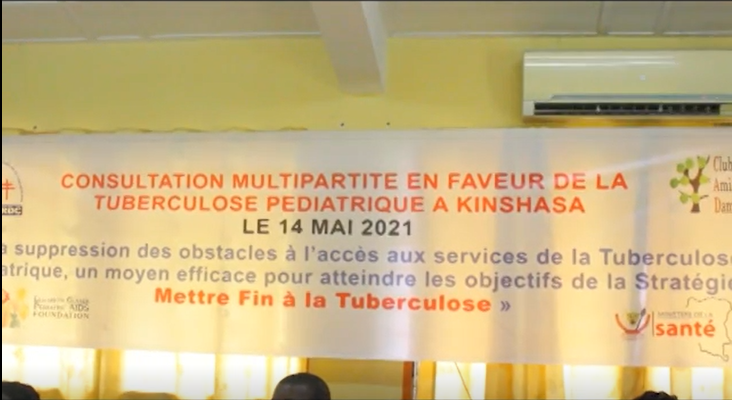 CONSULTATION MULTIPARTITE EN FAVEUR DE LA TUBERCULOSE PEDIATRIQUE A KINSHASA LE 14 MAI 2021 DERNIER.